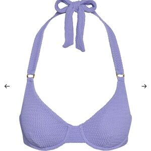 Monday Swim Honolulu Top in Wisteria Crinkle - NWT